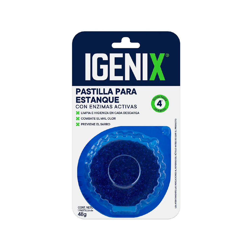 Pastilla Estanque IGENIX 12x1x48gr