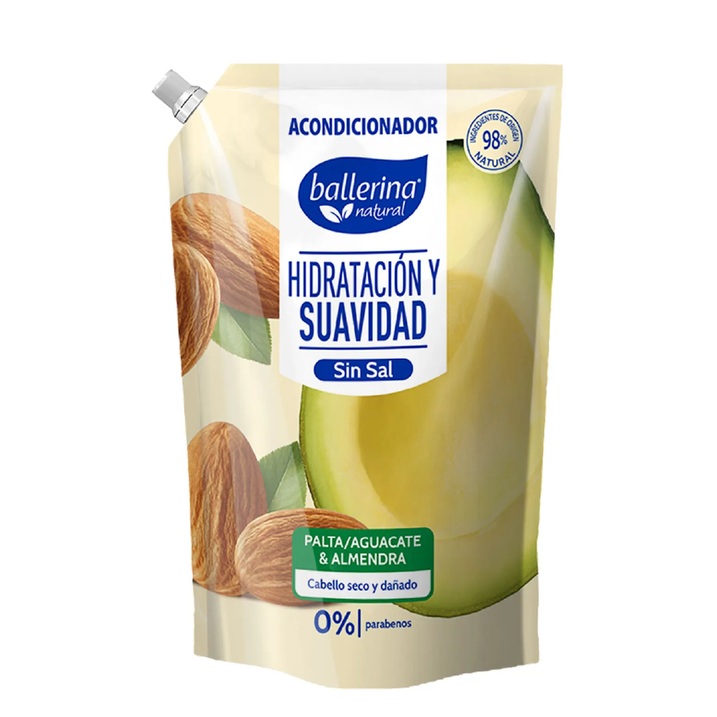 Acondicionador sin sal palta dp BALLERINA 12x750ml