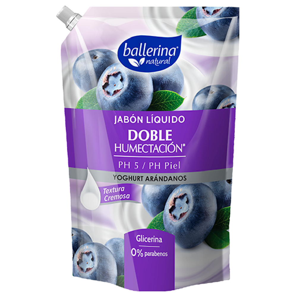 Jabon líquido yoghurt arandano dp BALLERINA 12x750ml