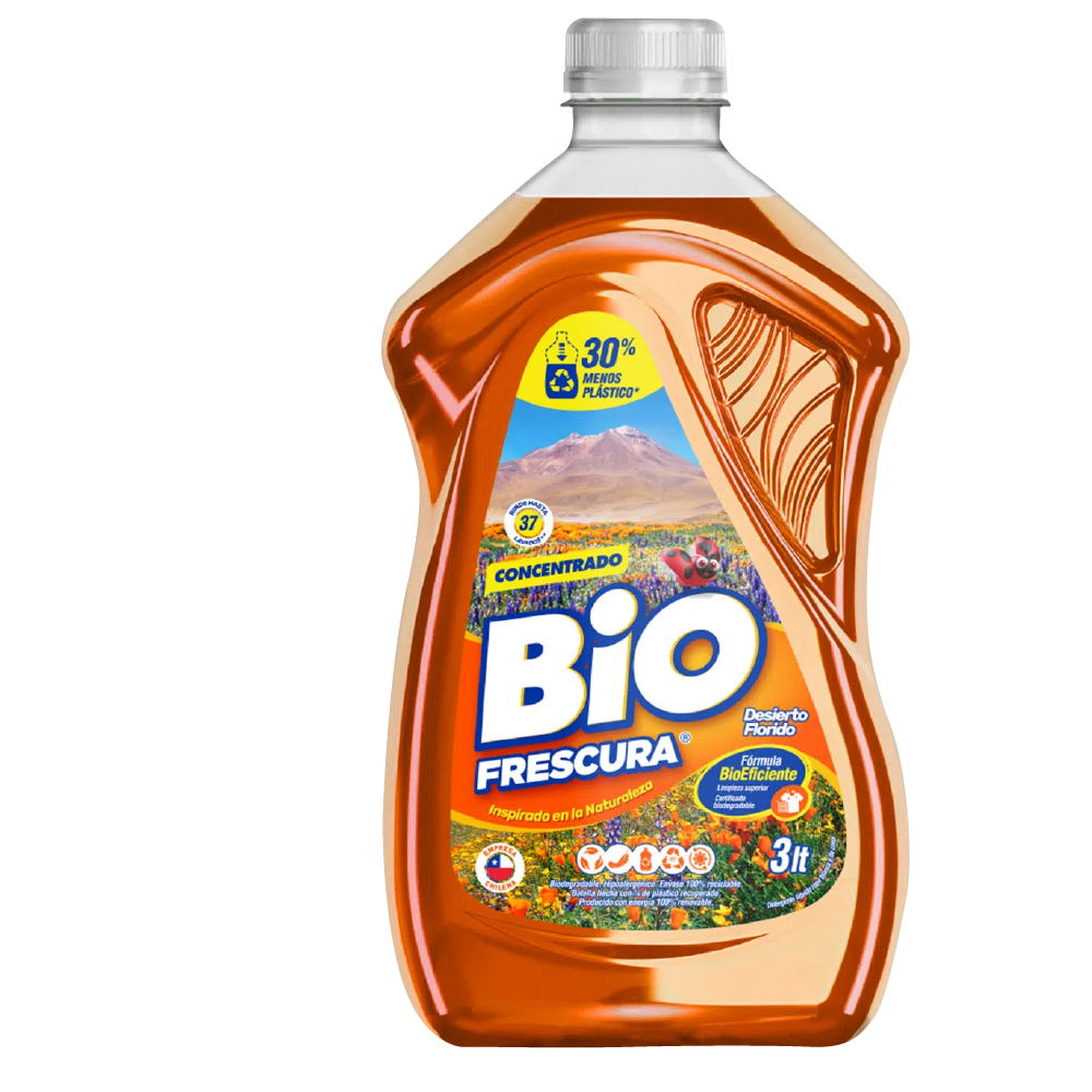Detergente liquido naranjo BIOFRESCURA 6x3L