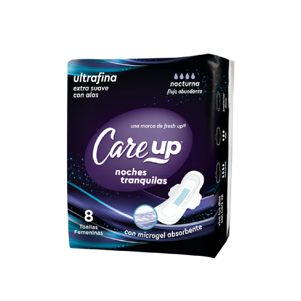 Toalla Higiénica Nocturna CareUp 36x8un