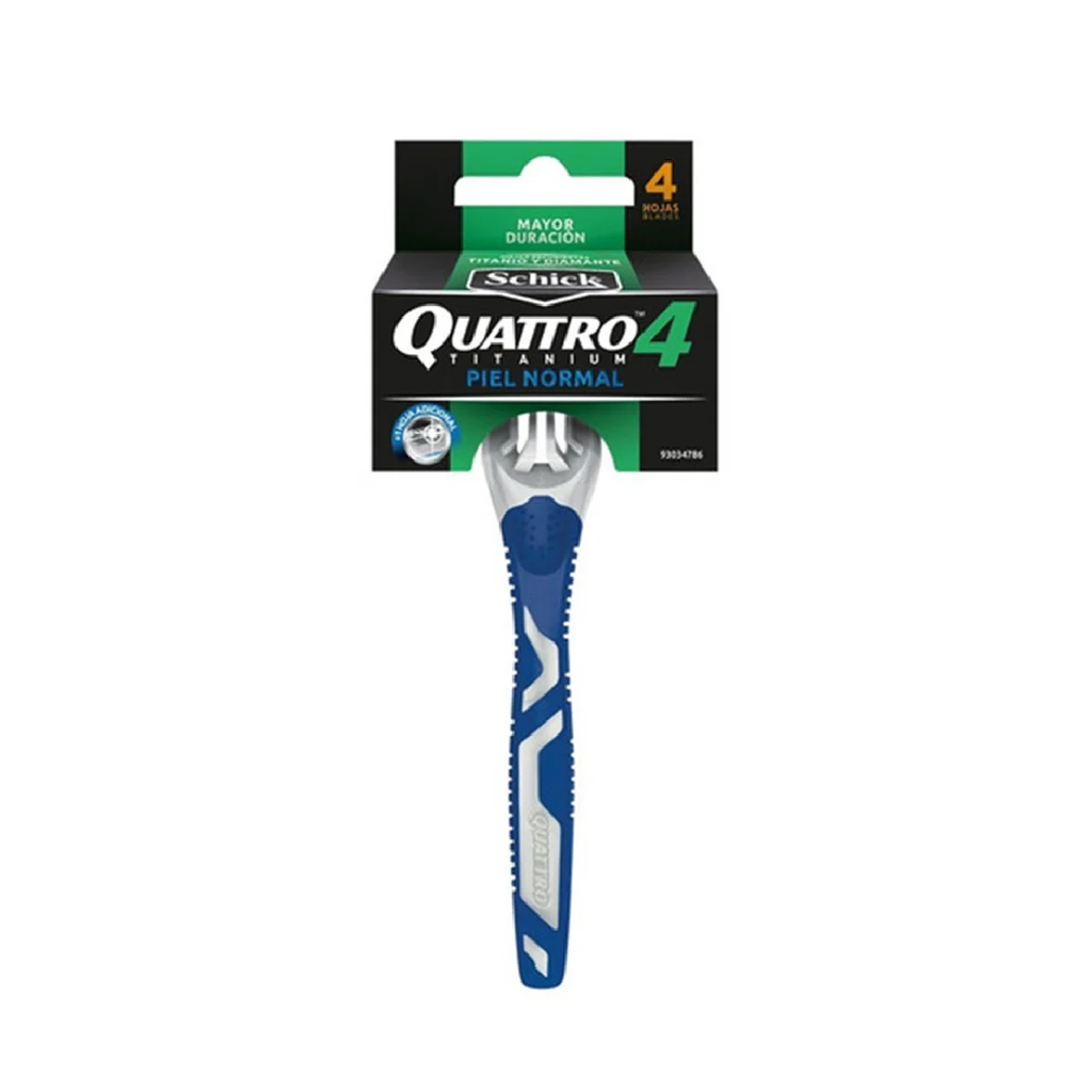 Máquina de afeitar SCHICK QUATTRO 1x10un