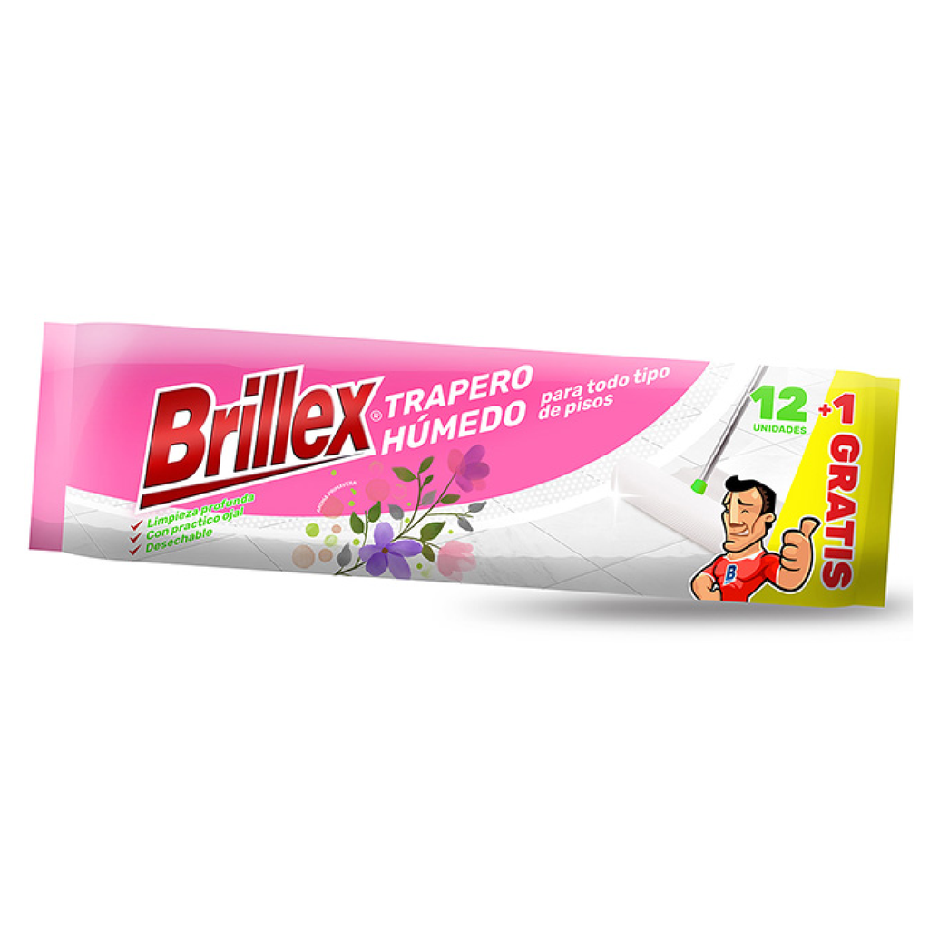 Trapero Húmedo Primavera BRILLEX 12x12un