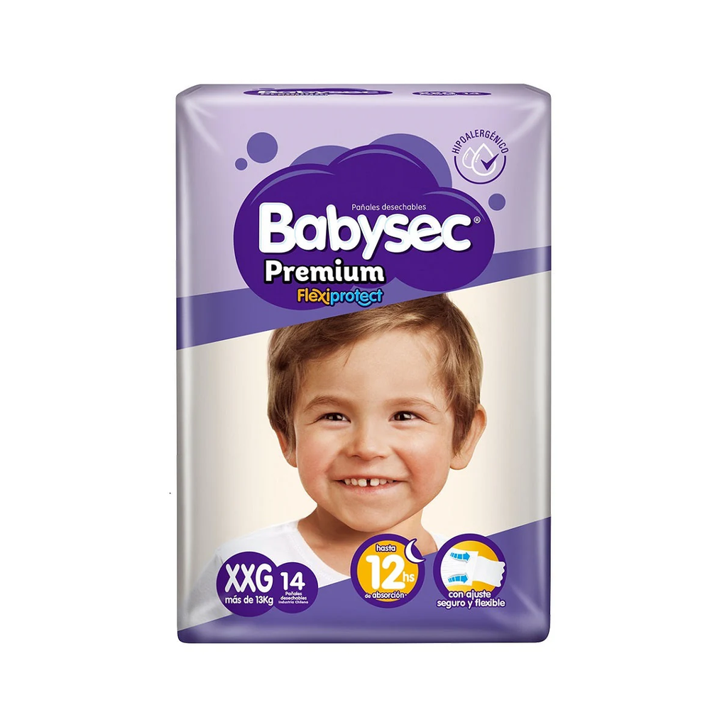 Pañal XXG BABYSEC 8x14un