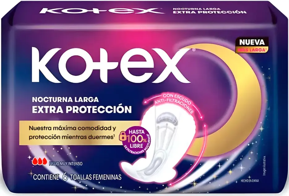 Toalla Femenina Noctura 3D KOTEX 1x20un