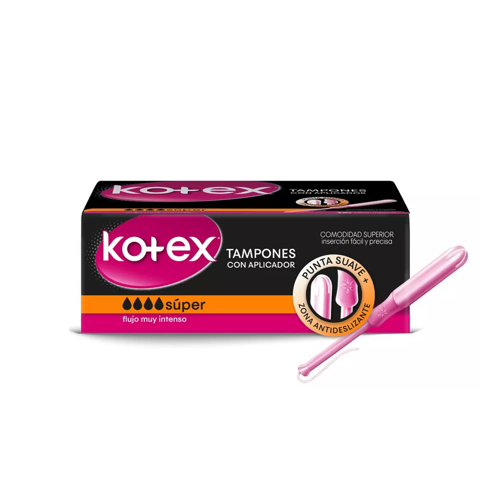 Tampon c/aplicador Medio KOTEX 16x8un