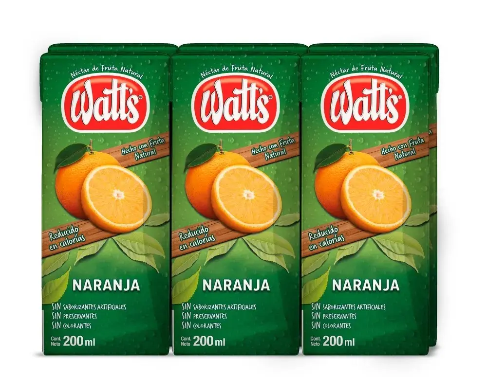 Jugo Naranja WATTS 5x6x200ml