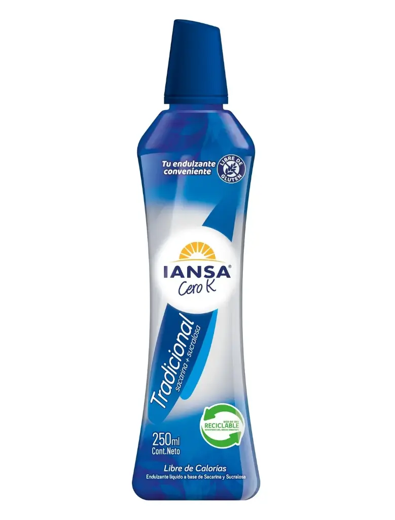 Endulzante Cero K Sacarina IANSA 16x250ml
