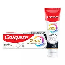 Pasta de dientes Total 12 Carbón COLGATE 12x75ml