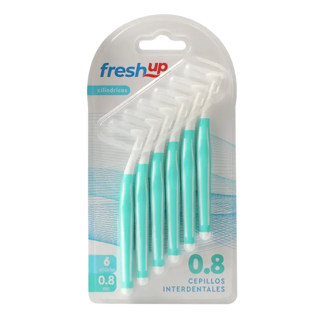 Cepillo Interdental Angulo 0.8mm FreshUp 12x6un