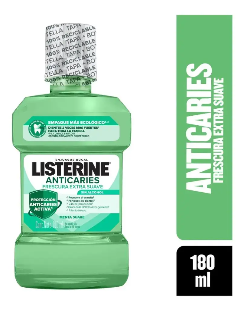 Enjuague Bucal Anticaries Zero LISTERINE 12x180ml