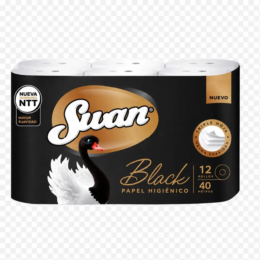 Papel Higienico Black SWAN 6x4x40mts