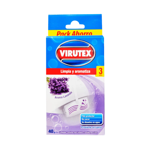 [16302] Limpiador Inodoro Taza Canasto Lavanda Virutex 24x40g