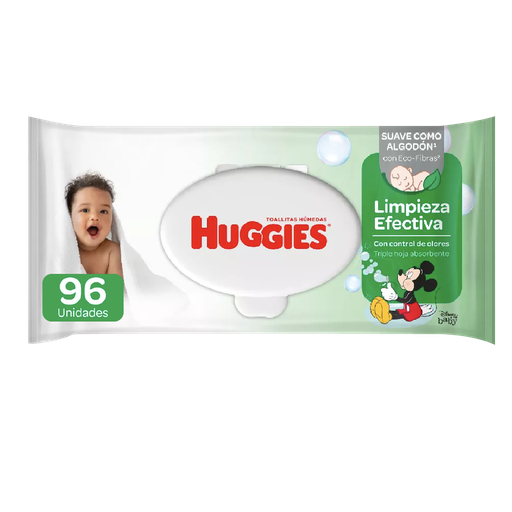 [12322] Toalla Húmeda Limpieza Efectiva HUGGIES 12x96un