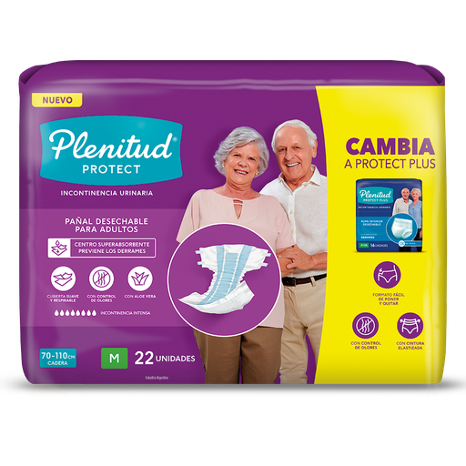 [13111] Pañal Adulto Protect M PLENITUD 4x22
