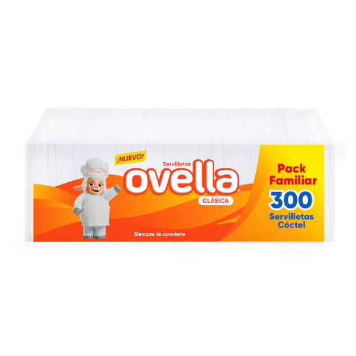 [22102] Servilleta coctel OVELLA 12x300