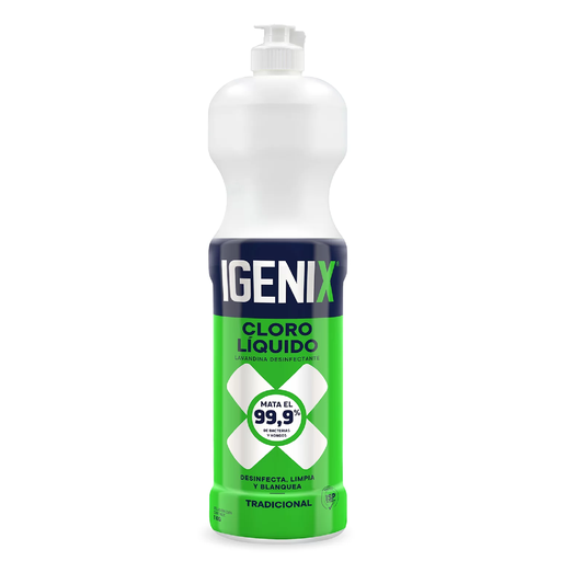 [17202] Cloro Líquido IGENIX Tradicional 12x1L
