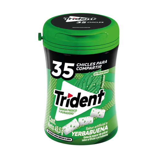[82012F] Trident Botella 35S Yerbabuena 6x45.5g 