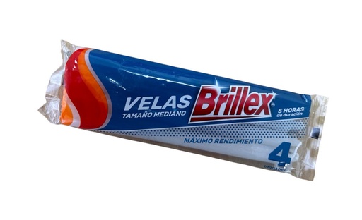 [75081] Vela Mediana BRILLEX 10X4un