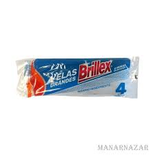 [75091] Vela Grande BRILLEX 10X4un