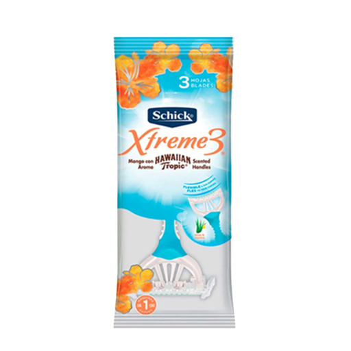 [54051] Máquina Mujer piel delicada SCHICK XTREME3 1x12un