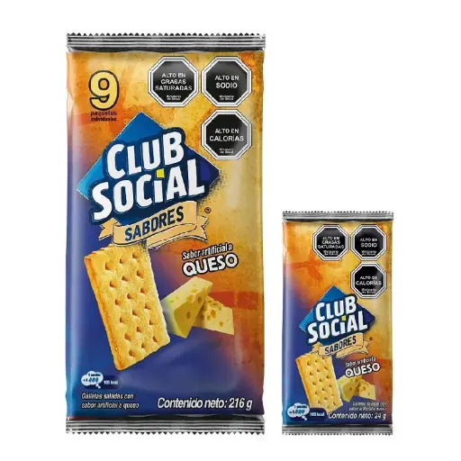 [76052] Club Social Queso 24x9x24g