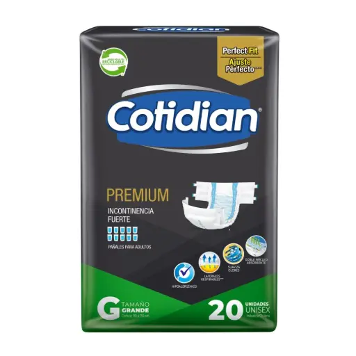 [97011] Pañales de Adulto Cotidian Premium G 4x20Un 