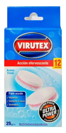[16692] Tableta Efervescente Inodoro VIRUTEX 12x12un