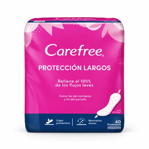 [145022F] Protector diario Protec Largo CAREFREE 40un