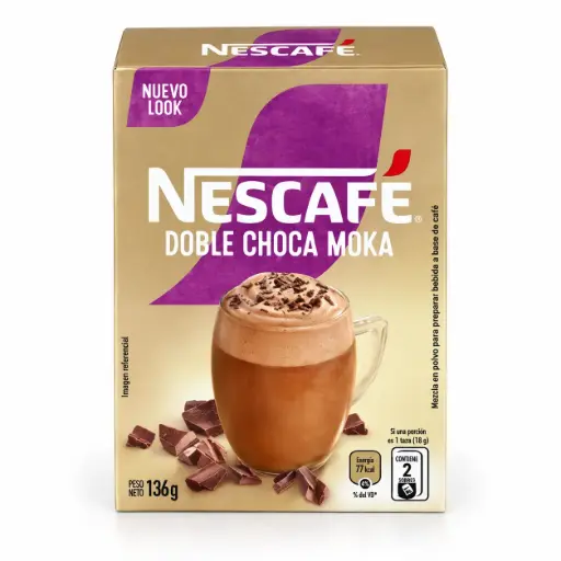 [148042] Café Instantáneo Doble Choca Moka NESCAFÉ 8x14gr