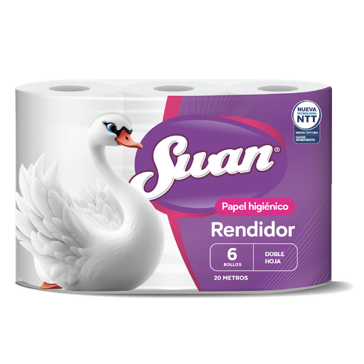 [10021] Papel Higienico Rendidor SWAN 8x6x20mts